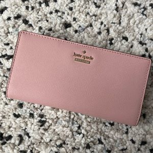 Kate Spade Slim Bifold Wallet - Pink